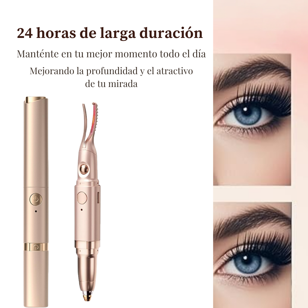 Rizador de pestañas con calefacción 2 en 1
