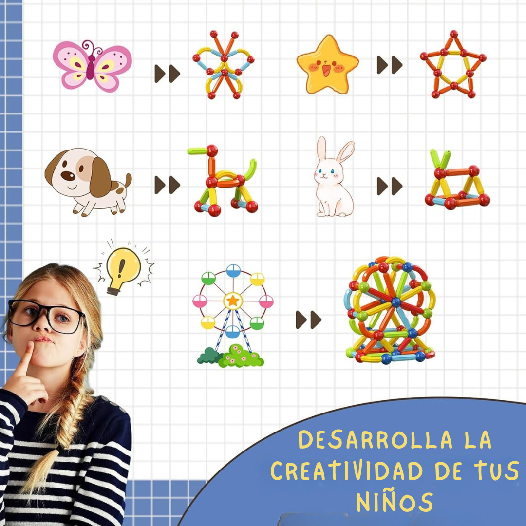 Bloques Magnéticos Nubikids para Niños 36 Piezas.