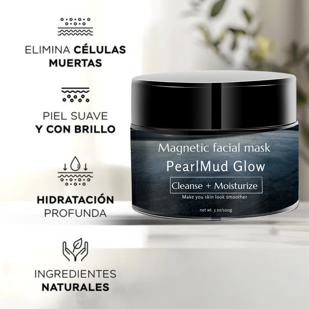 Mascarilla Magnetica con barro del Mar Muerto y polvo de Perla