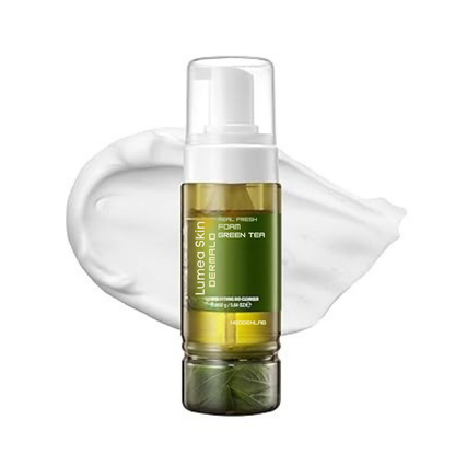 Espuma Limpiadora Coreana de Té Verde + Vincha Facial de Regalo