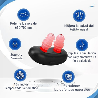 Dispositivo de Terapia Nasal de Luz Roja LumiNose