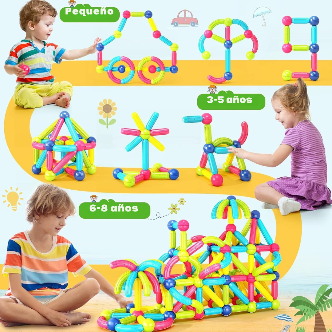 Bloques Magnéticos Nubikids para Niños 36 Piezas.