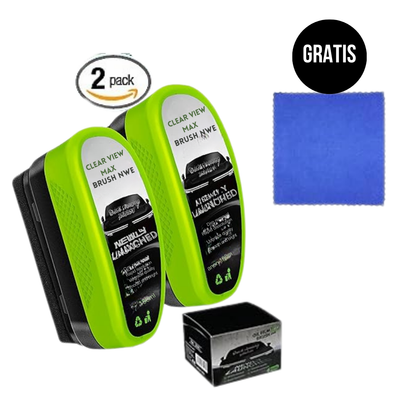 Super Esponja Clear View Max (Pack 2 Unidades) + Paño de Microfibra GRATIS