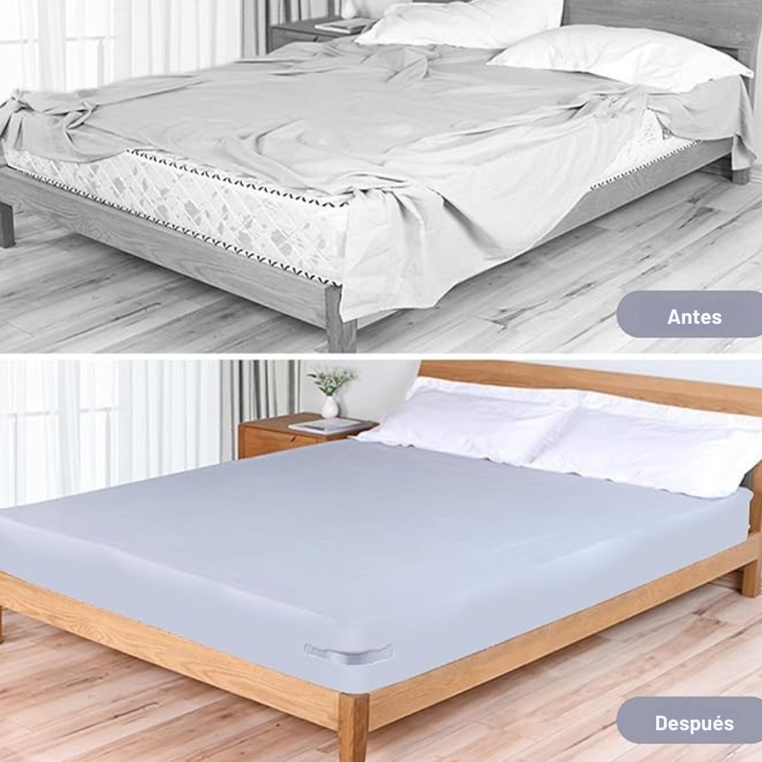 Oferta! 2 Set de 4 Soportes para Sabana. Dile adiós a las sábanas sueltas para siempre.