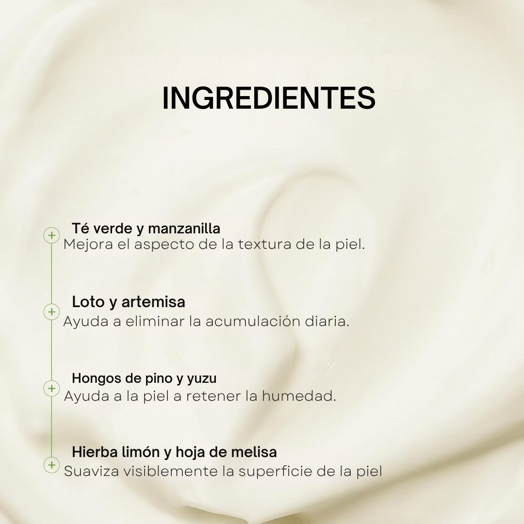 Espuma Limpiadora Coreana de Té Verde + Vincha Facial de Regalo