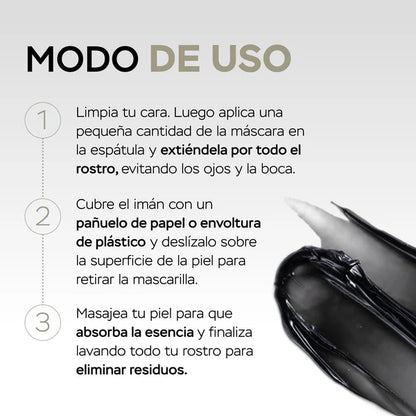 Mascarilla Magnetica con barro del Mar Muerto y polvo de Perla