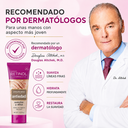 OFERTA 2x1 Retinol Hand Cream – Suaviza Arrugas y Manchas en Tus Manos.