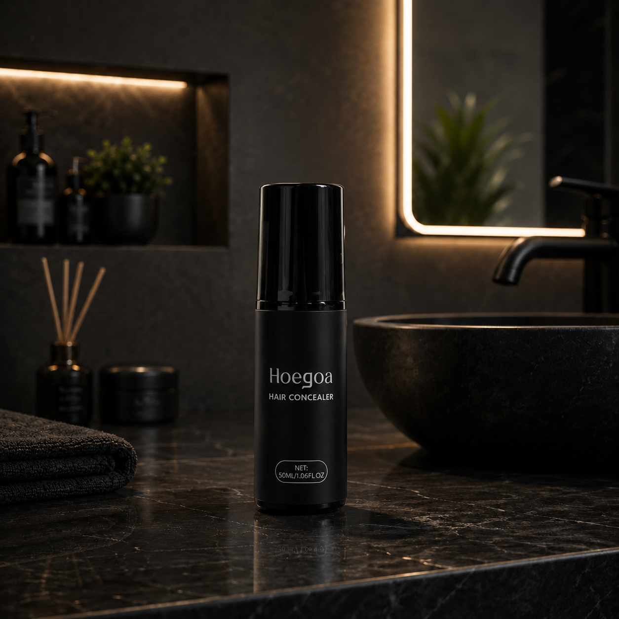 Disimula la calvicie en segundos con HOEGOA™ Corrector Capilar en Crema.