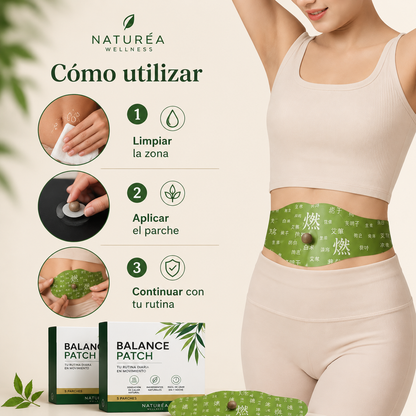 NATURIA™ | Parche Herbal para tu Rutina Diaria.(Paquete de 5 Parches)