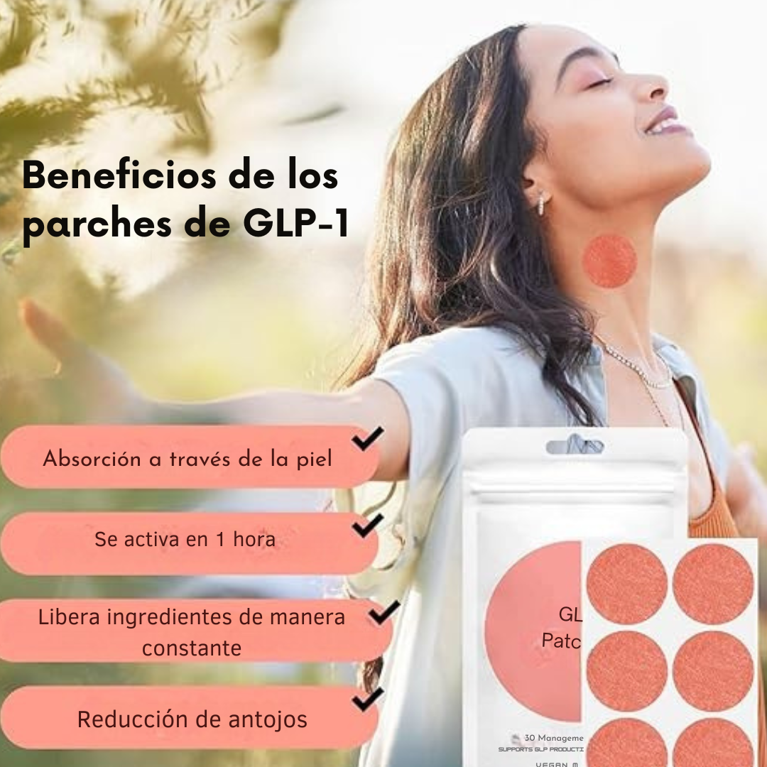 ¡Llévate 3 Meses de Parches GLP-1 y  Mantén Hábitos que Te Hagan Sentir Bien.!