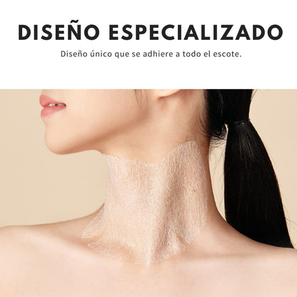 Pack x3 Antiedad para el Cuello: 21 Mascarillas de Colágeno+ Rodillo Reafirmante ¡GRATIS!